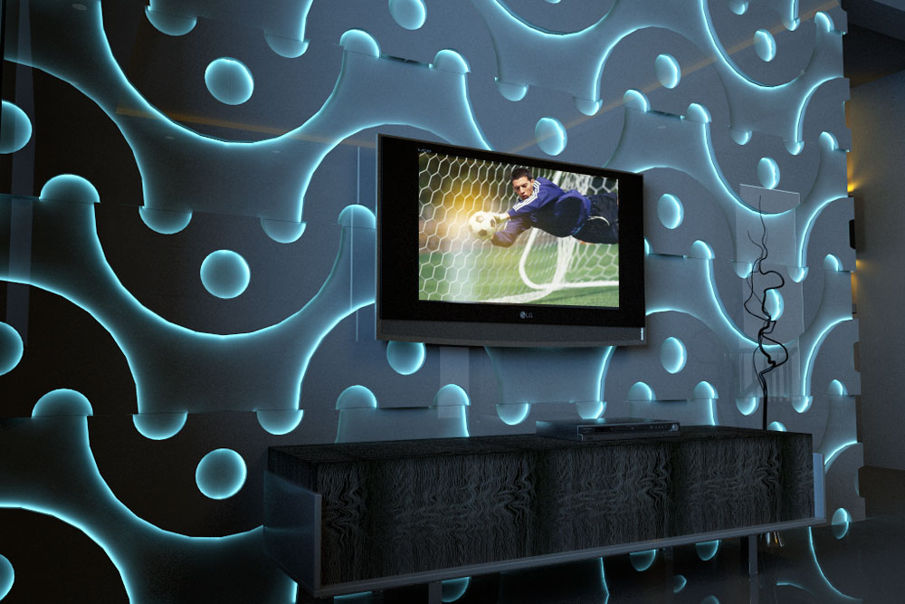 led wall panel system
